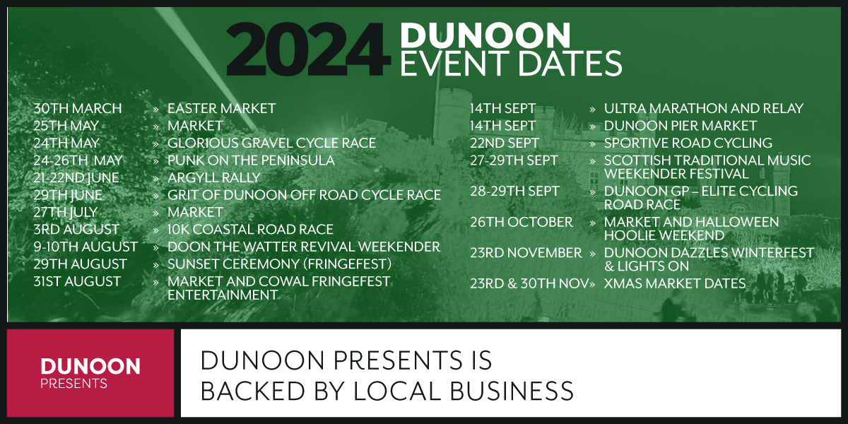 Dunoon Presents Events