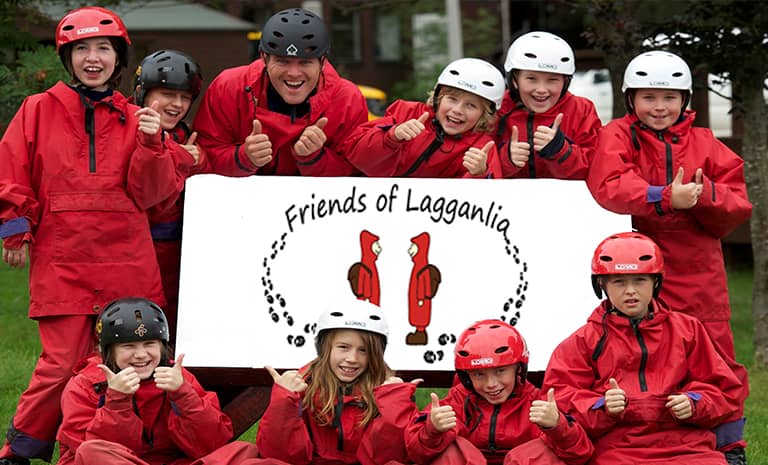 Mobile Friends of Lagganlia with children