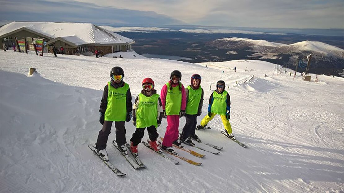 snowsports base at lagganlia