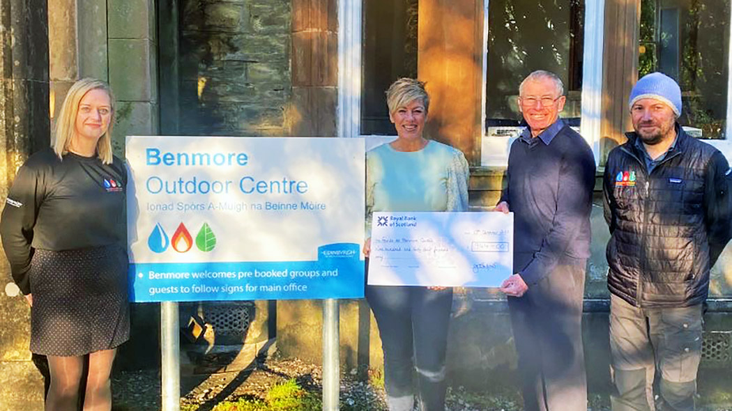 Benmore donation supporting Young People