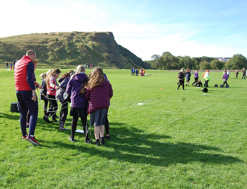 Outdoor Learning at Holyrood Park